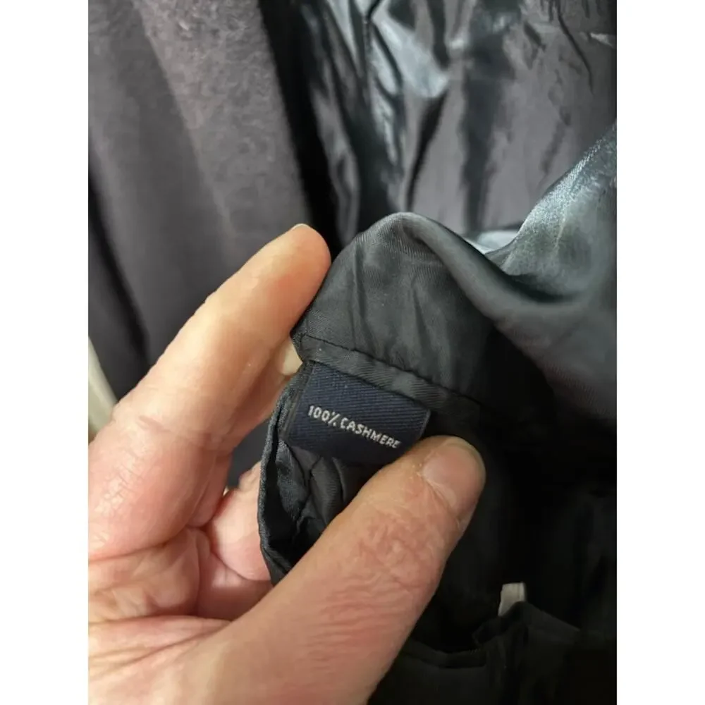 Brooks Brothers Cashmere Blazer Jacket Men 40S Navy Blue Preppy Classic